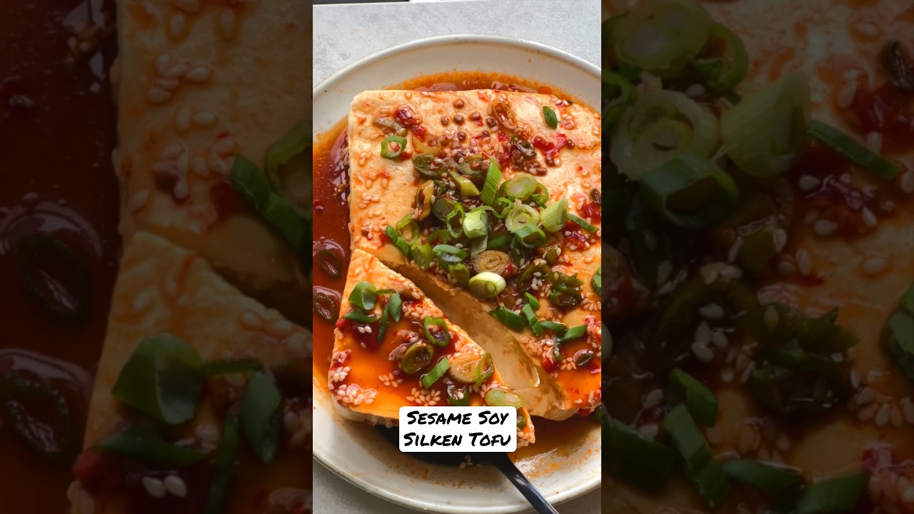 10-Minute Silken Tofu. 8-Ingredients, budget-friendly. Add protein to meals easily. #veganrecipes
