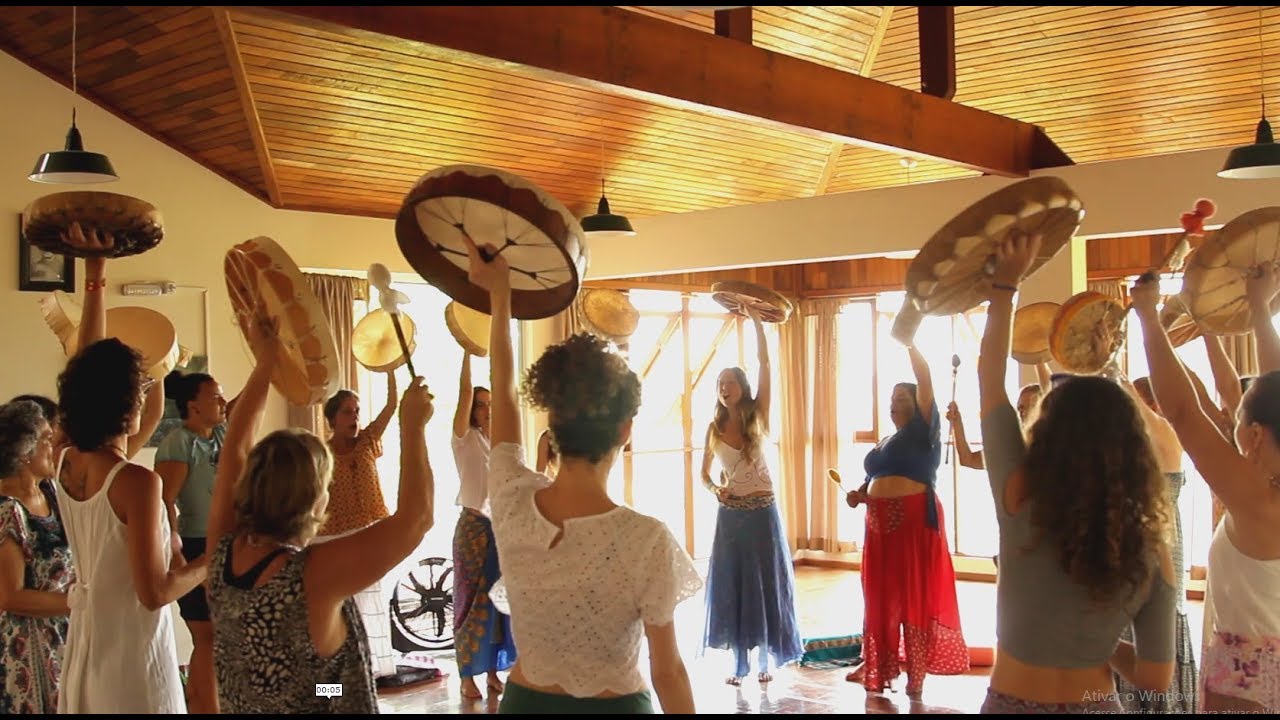 Roda Feminina de Tambores Xamânicos (Shamanic Drum Circle) - Canto para as 4 Direções