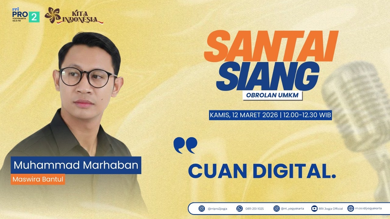 SANTAI SIANG : OBROLAN UMKM 
