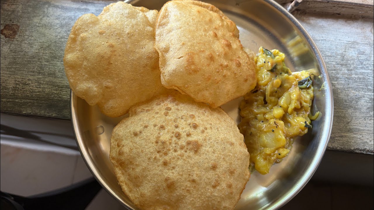 Soft Poori Recipe in Tamil | Potato Masala Easy Method.   #poori #potatomasalacurry