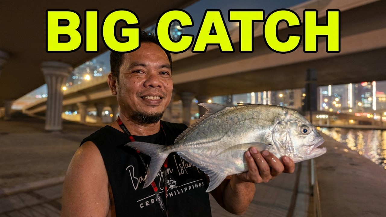 ВЕЧЕР КРУПНОЙ РЫБЫ! 🎣 Улов нагроора и морского леща на рыболовном месте D3 в Дубае.