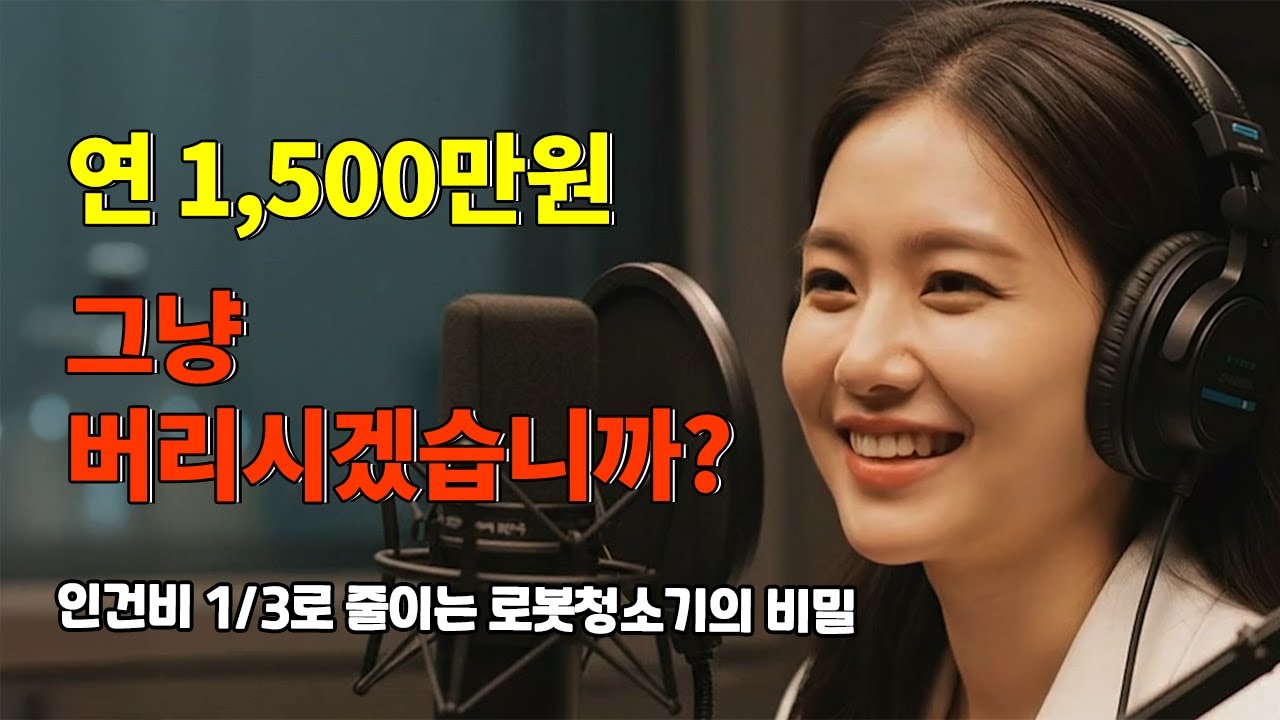 🚨최저임금 비상! 연 2400만원 인건비, 월 70만원으로 줄인 기적의 청소로봇 (ft. 로봇청소기 ROI 마법🪄)