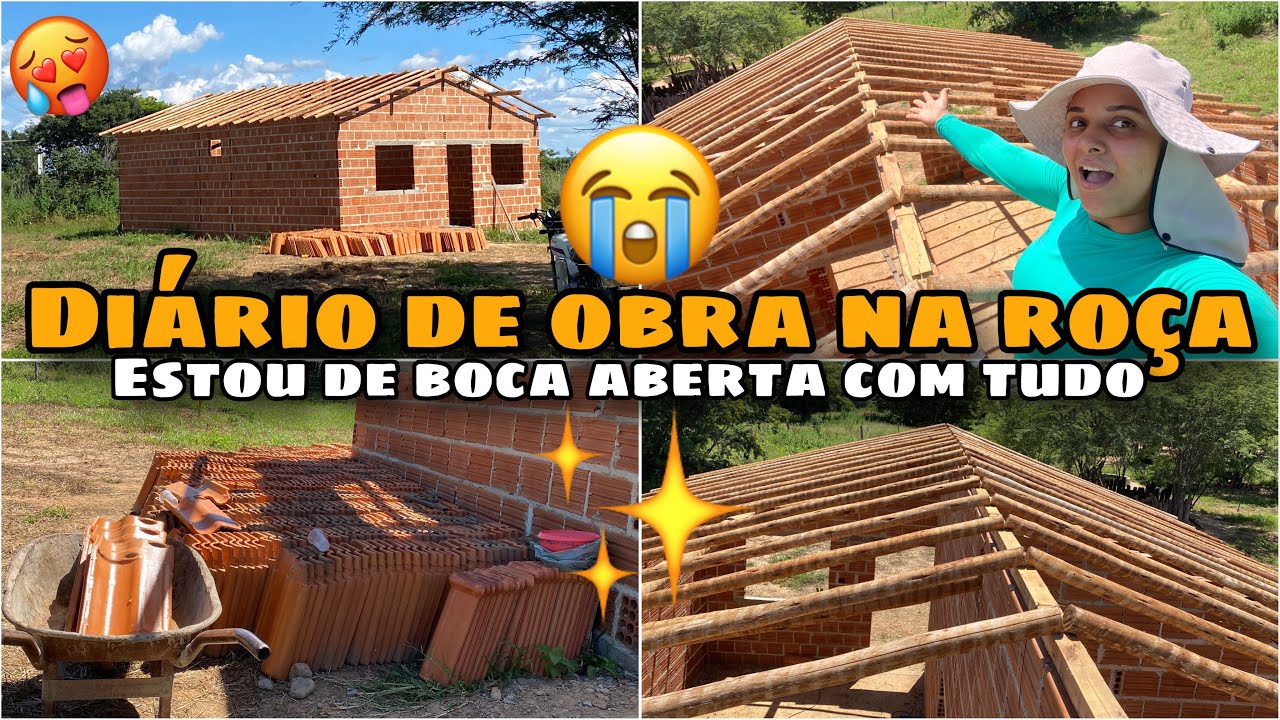 NÃO ACREDITEI NO QUE VI! 😭 O TELHADO DA CASA NA ROÇA COMEÇOU E FIQUEI EM CHOQUE!