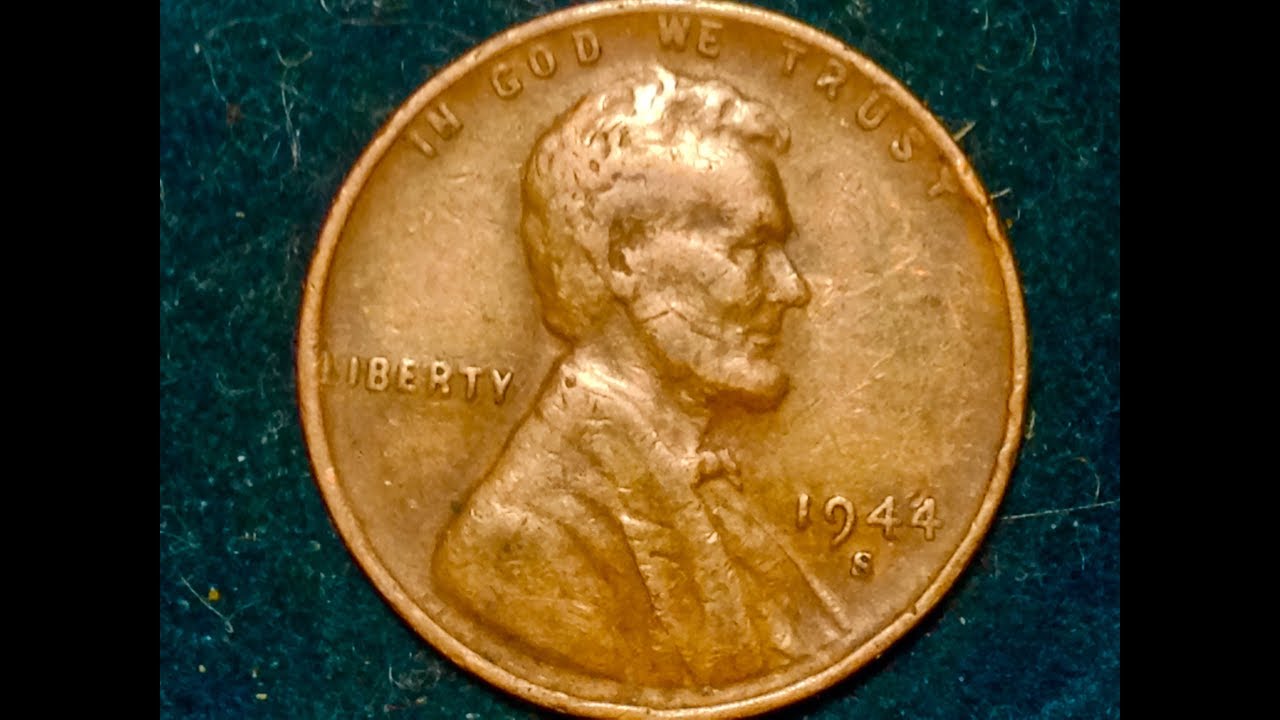 1944 S Wheat Penny Coin (error coins worth $100-$500)