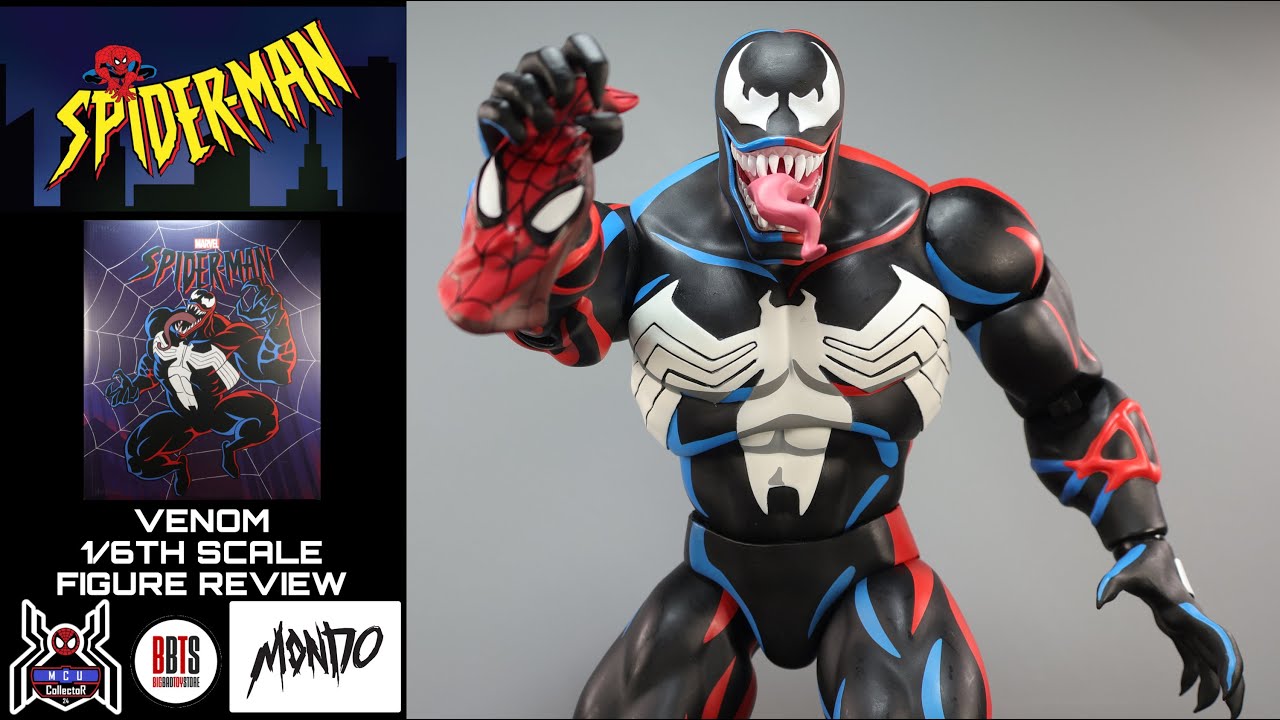 Mondo Marvel 1/6 Scale VENOM Eddie Brock Spider-Man TAS The Animated Series Figure Review