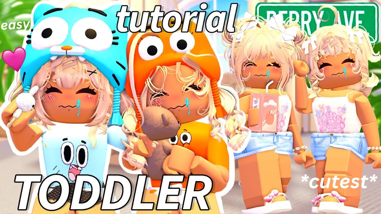 Realistic CUTEST TODDLERS Pajamas & Everyday Outfit Codes Tutorial For Berry Avenue!