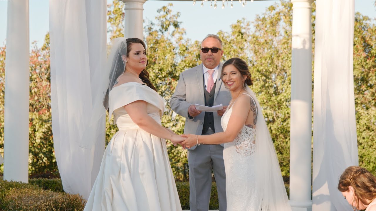 Romantic Lesbian Wedding at The Gardens of Cranesbury View | Austin Wedding Videographer