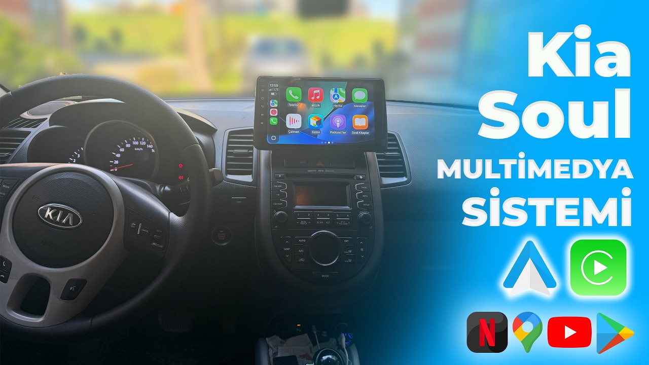 Kia Soul 2011 – 2013 | CarPlay & Android Auto Destekli Multimedya Montajı (22-2207)