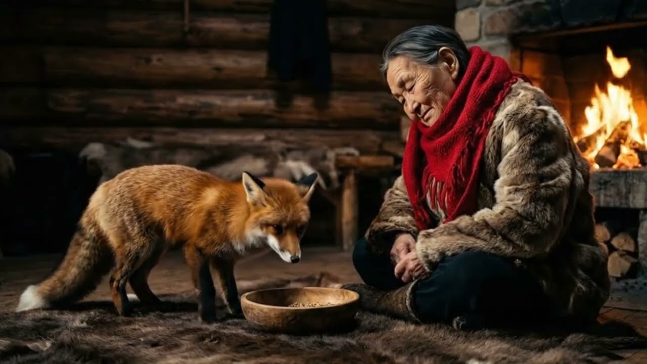 6 Wolves Surrounded a Trapped Fox Kit. One Old Woman Walked Into Them Alone | -71°C