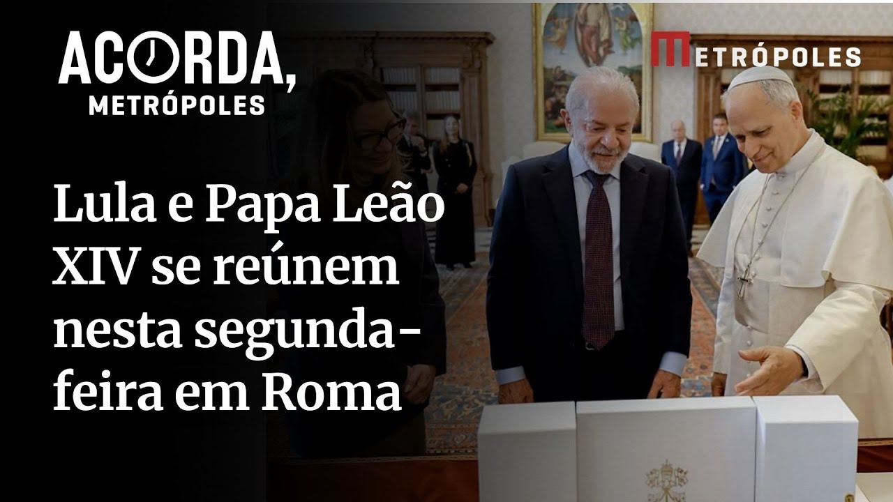 Lula se re&uacute;ne com Papa Le&atilde;o XIV nesta segunda-feira (13/10)