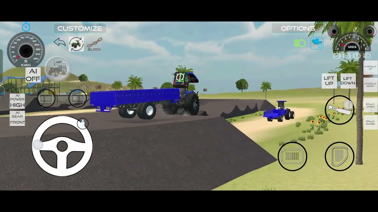 #sonalika #tractor #gaming #video #indiantractorsimulatorlite #game @AkashThakor-A50 