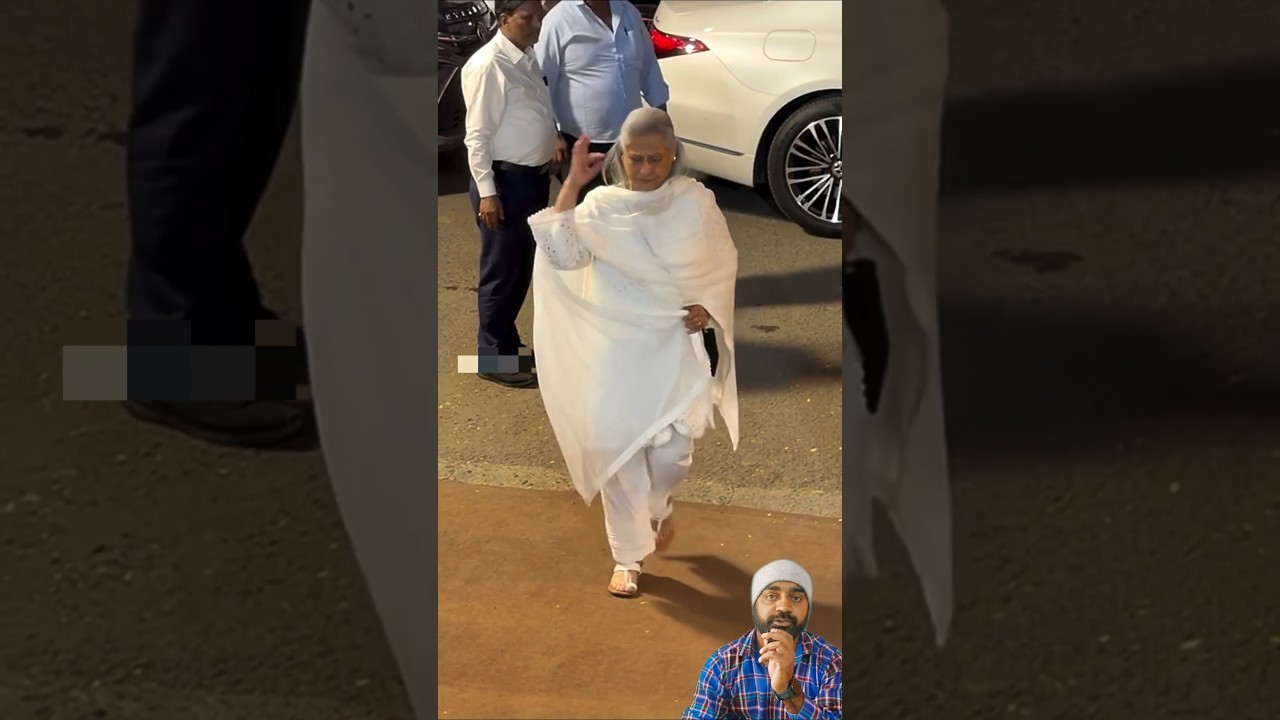 jaya bachchan seen at a prayer meet in juhu
