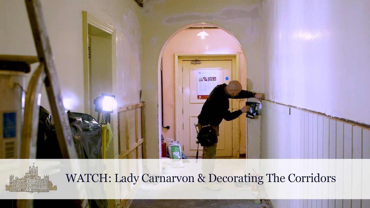 Lady Carnarvon & Decorating The Corridors