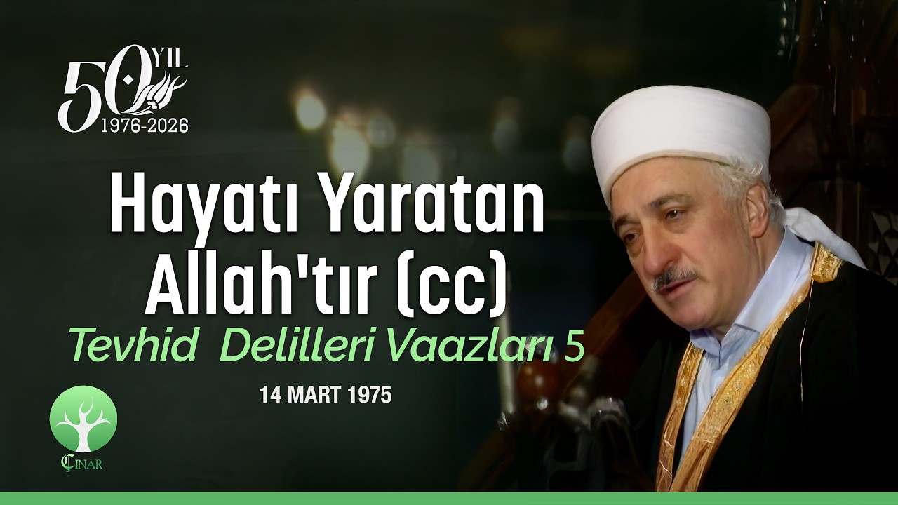 Hayatı Yaratan Allah'tır (cc) | Tevhid Delilleri 5 | 14 Mart 1975 | 4K