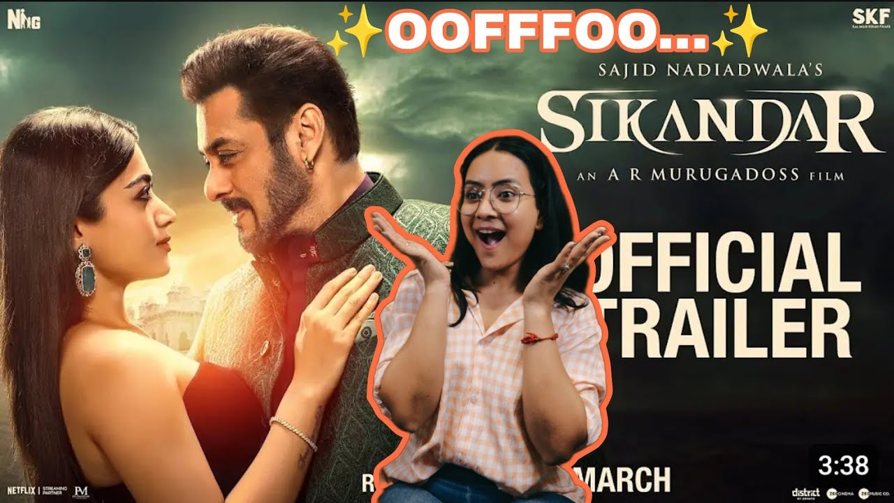 SIKANDAR Official Trailer Reaction | Salman Khan | Sadhana Reaction