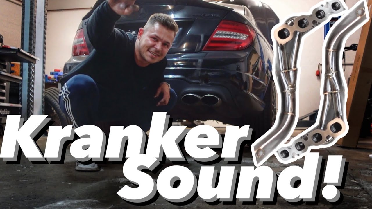China Fächerkrümmer für den V8 Kompressor | C63 AMG Kompressor Umbau