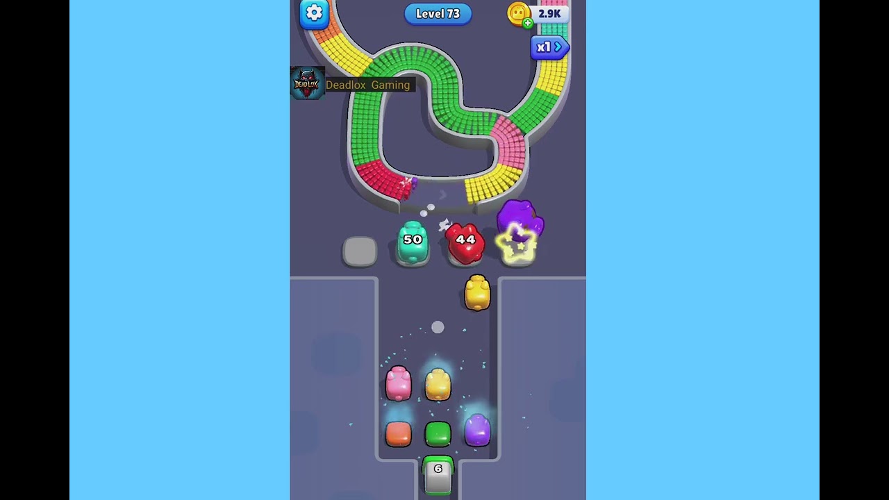 Flow Blast Shooter Level 73. Walkthrough Gameplay