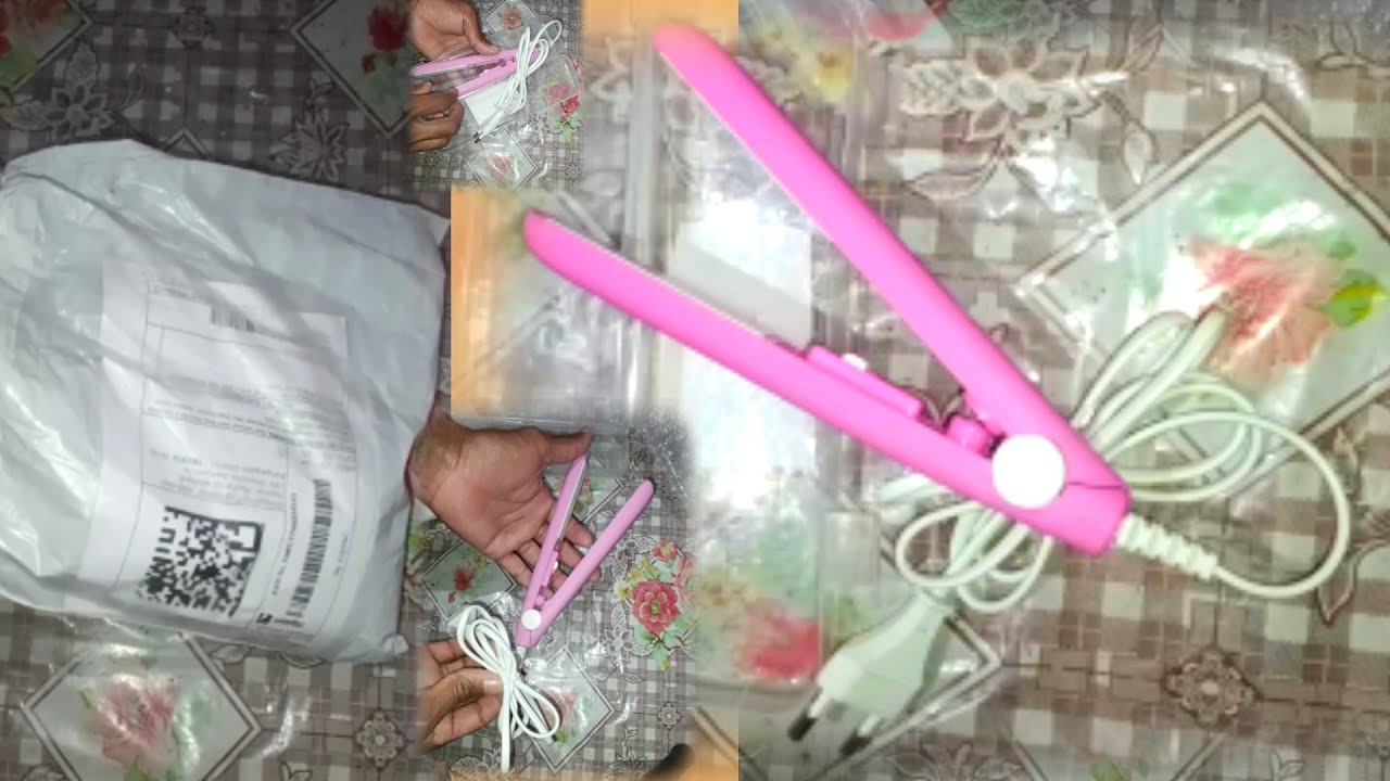 Mini Hair Straightener Unboxing