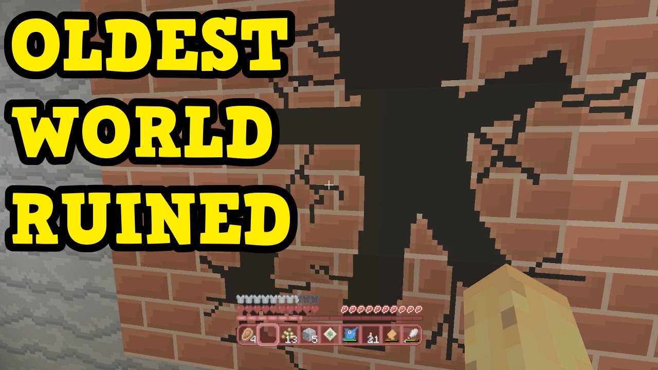 RUINING My First Minecraft World (Console)