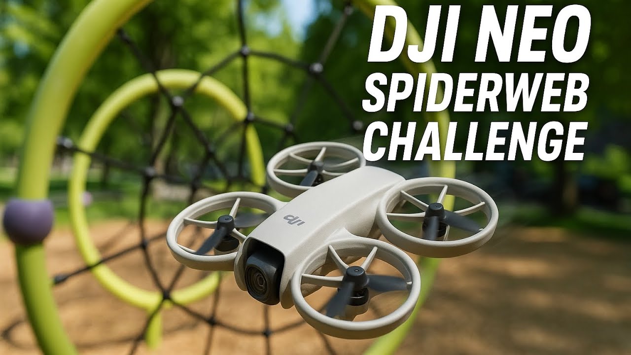 DJI NEO fliegt durch Spiderweb! | Sunday Morning Flight