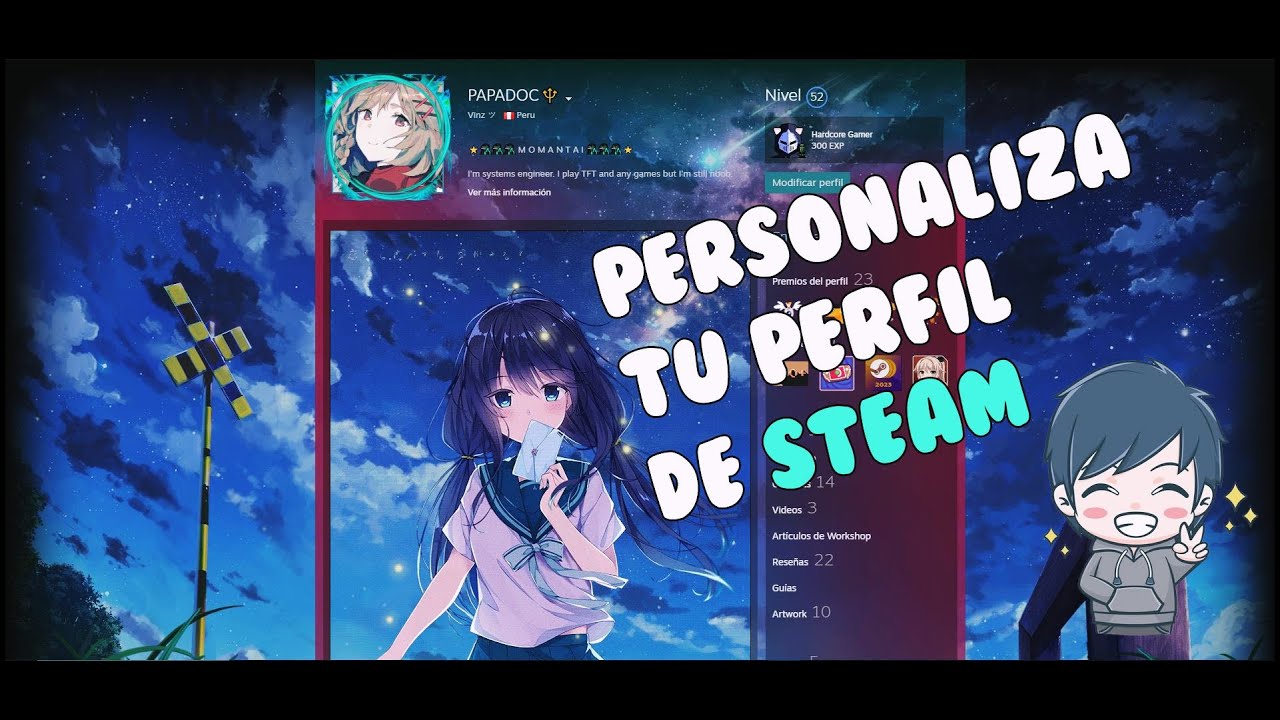 Personaliza tu Perfil de STEAM 2024 [TUTORIAL COMPLETO]