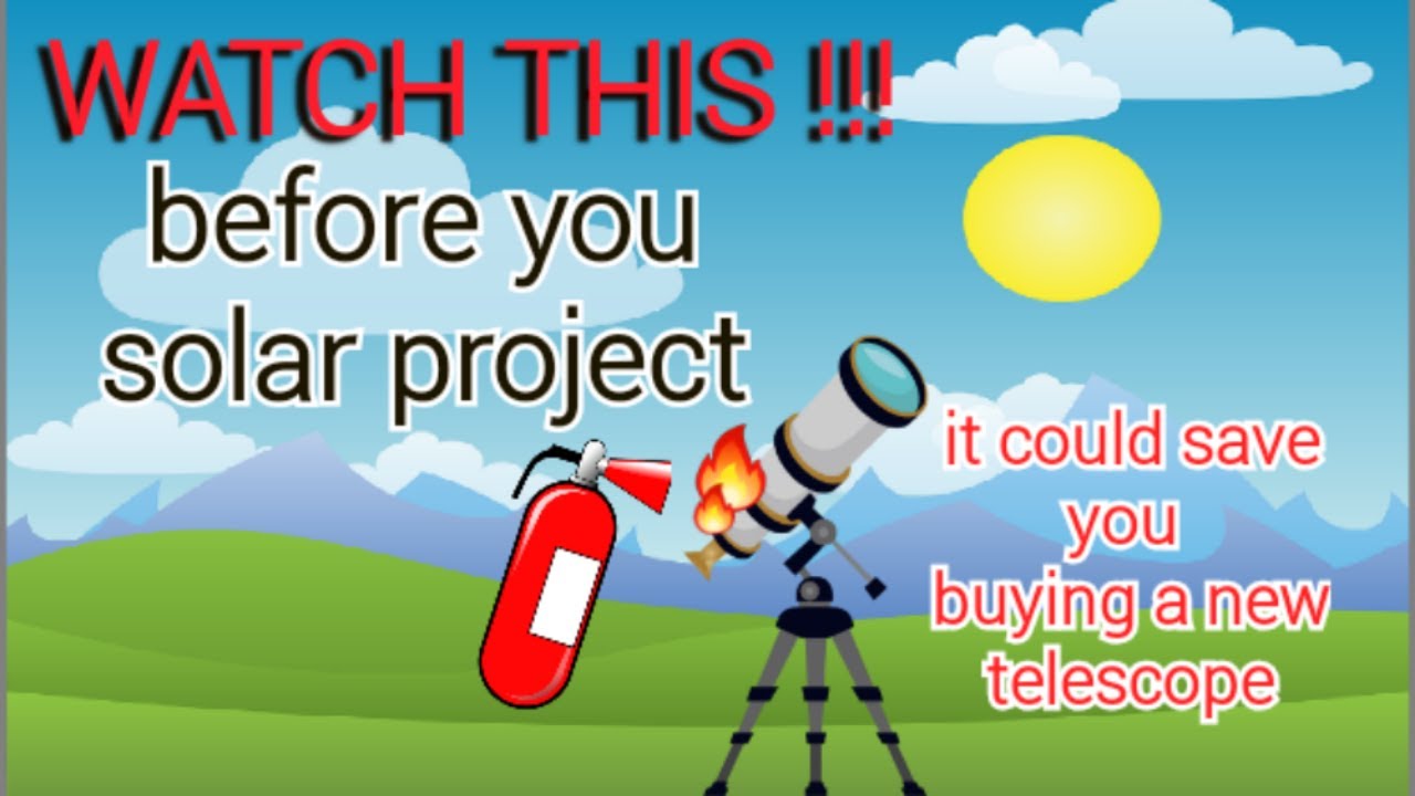 WATCH THIS!!! If You Are New To Solar Projecting..