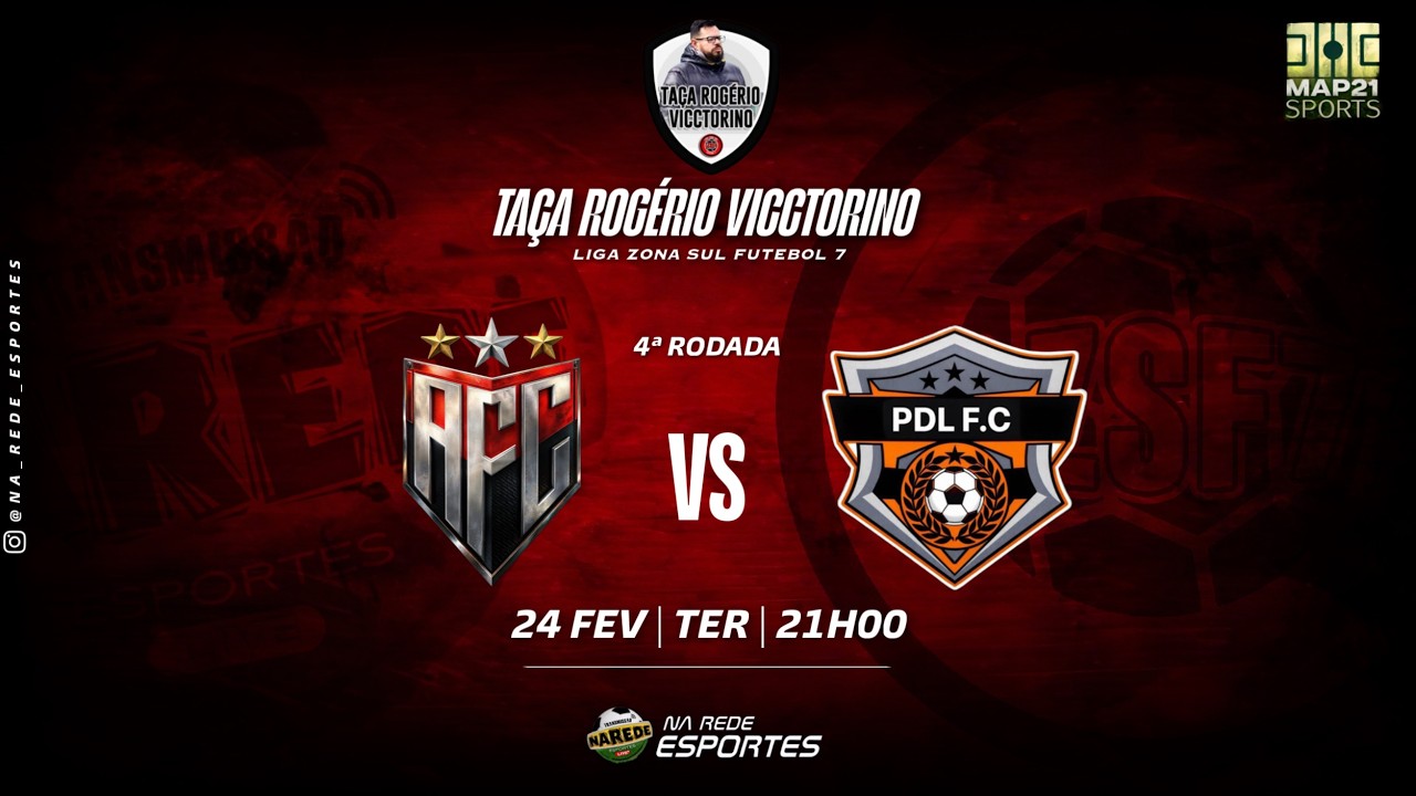 4ª RODADA TAÇA ROGÉRIO VICCTORINO - Amigos FC x PDL FC