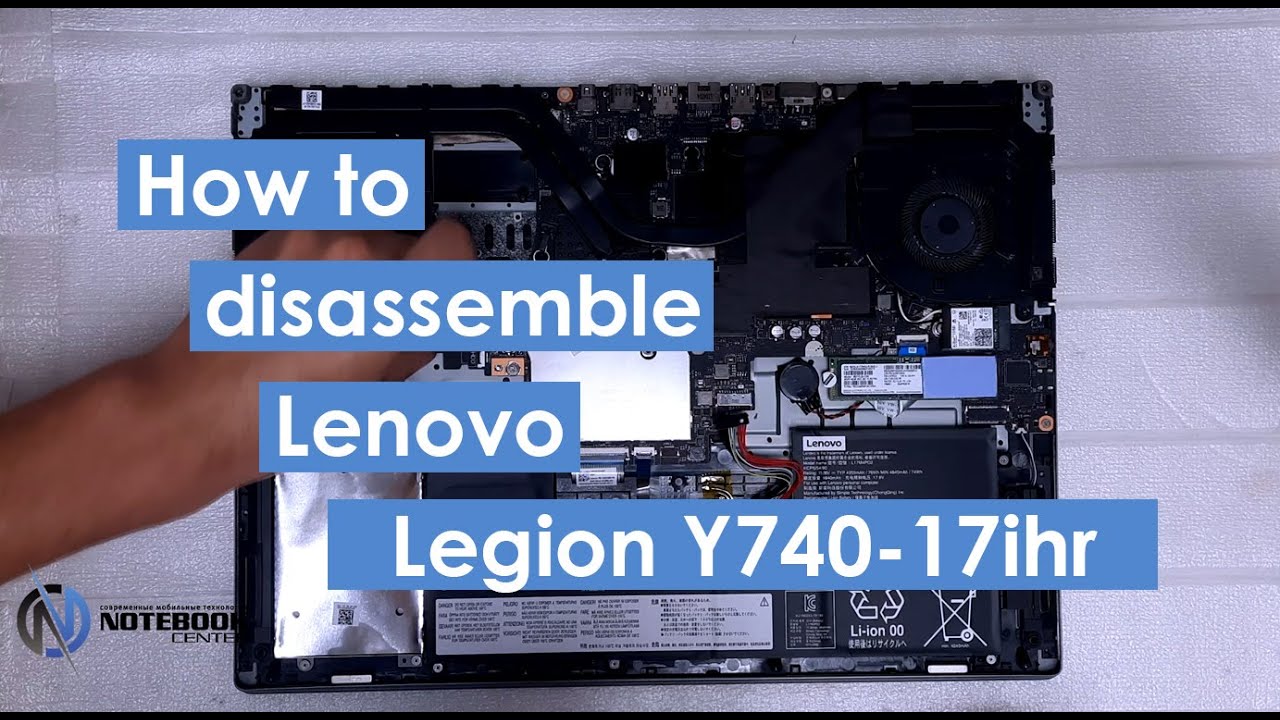 Lenovo Legion Y740 - Disassembly and cleaning
