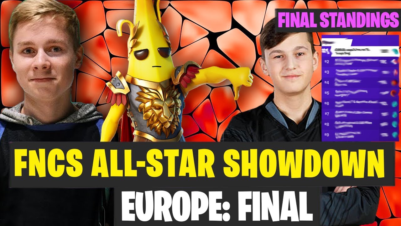 FNCS All Star Showdown EU Final Highlights - All Star Final Standings