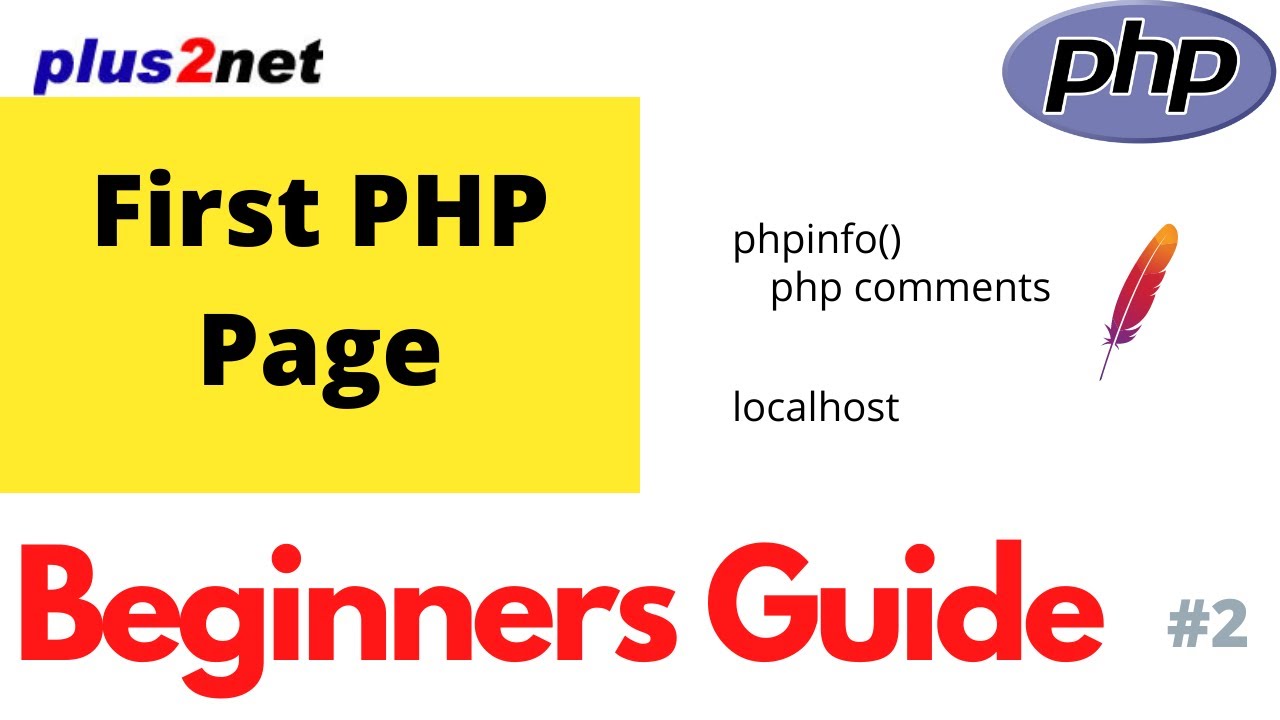 First PHP page for Hello world output and checking installation with phpinfo() and uses of comments