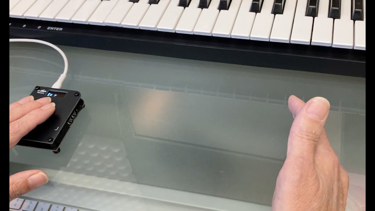 Announcement of e-ther 'Advance', plus re-recording of a track using the new instrument