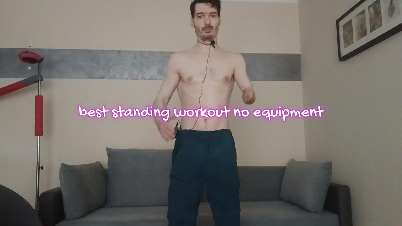 best standing workout to burn calories at home