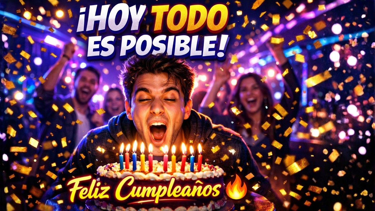 Feliz Cumpleaños 🎉 Hoy Todo Es Posible (Canción de Cumpleaños 2026 para Dedicar y Bailar) 🔥