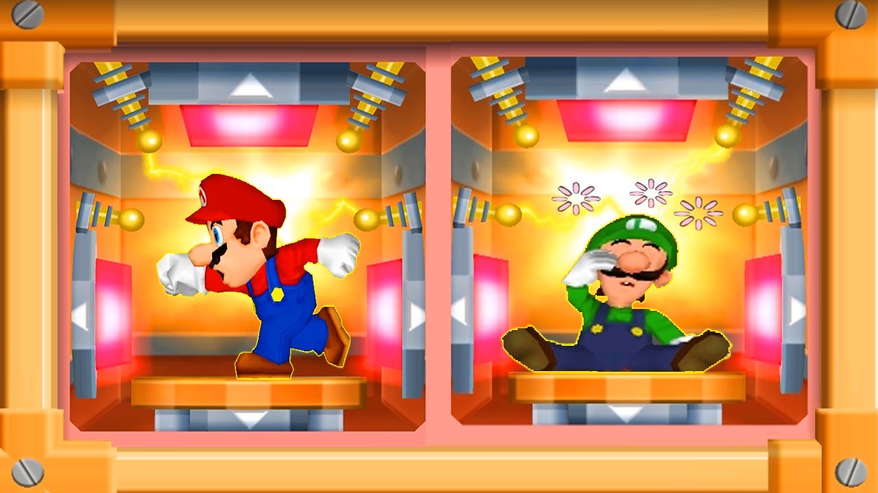 Mario Party 7 Minigames - Mario vs Luigi vs Yoshi vs Toad