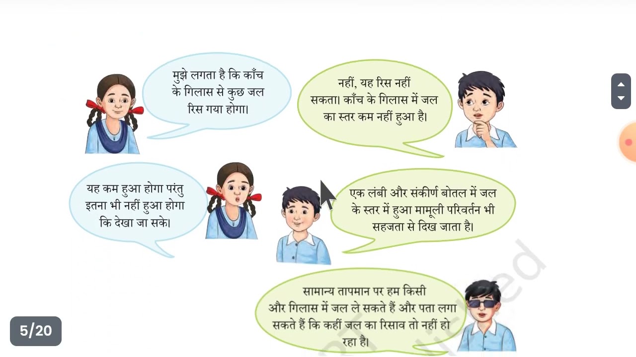 कक्षा 6 विज्ञान जिज्ञासा अध्‍याय 8 जल की विविध अवस्थाओं की यात्रा