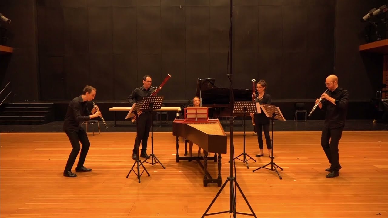 Johann Friedrich Fasch - Sonate F-Dur für zwei Oboen und zwei Fagotte (Cembalo ad libitum)