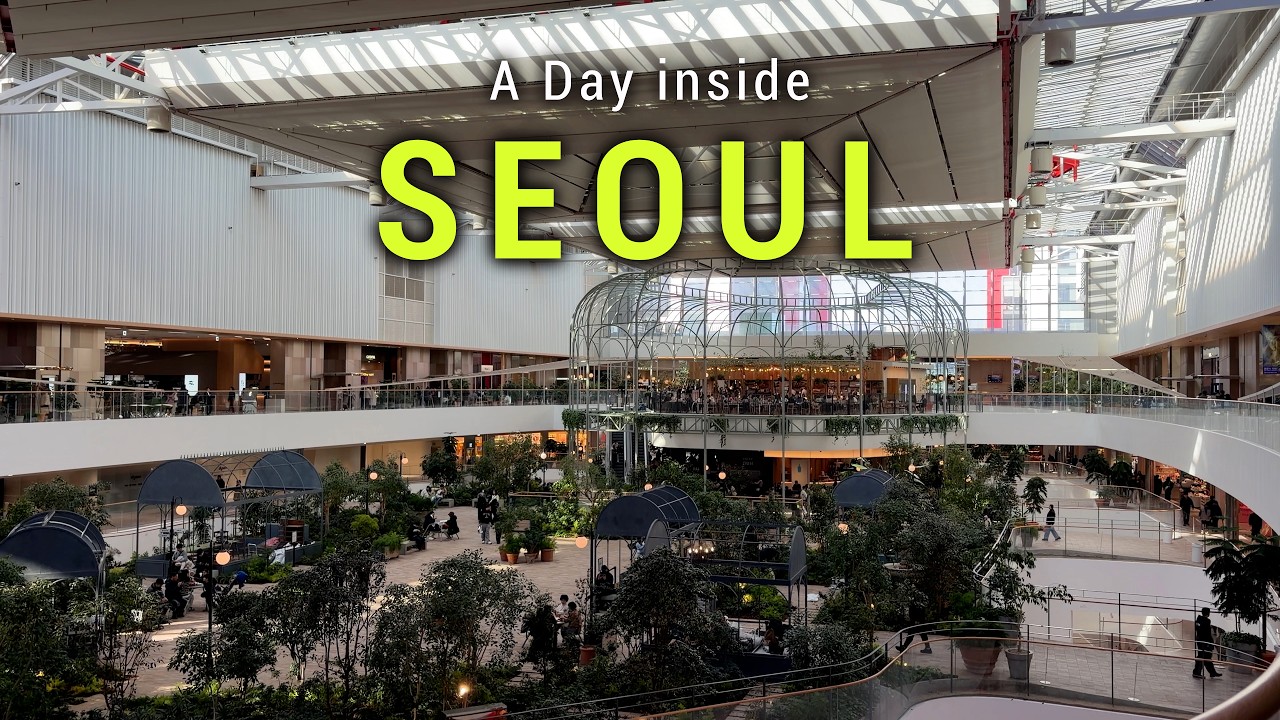 Best Shopping Malls in Seoul! 🛍️ Aquarium, Dessert Spots, Indoor Garden in shopping center?