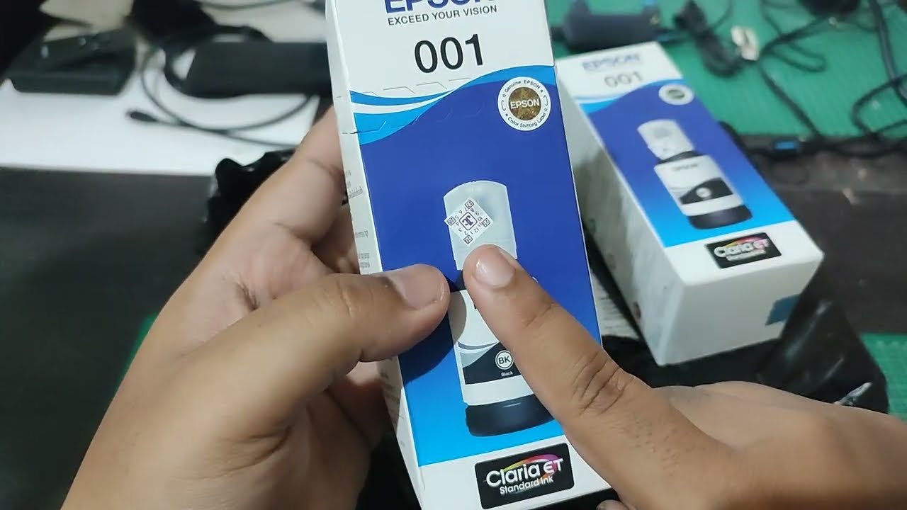 TIPS BELI TINTA ORIGINAL EPSON, SERI 001 HITAM DAPAT HARGA 120 RIBUAN