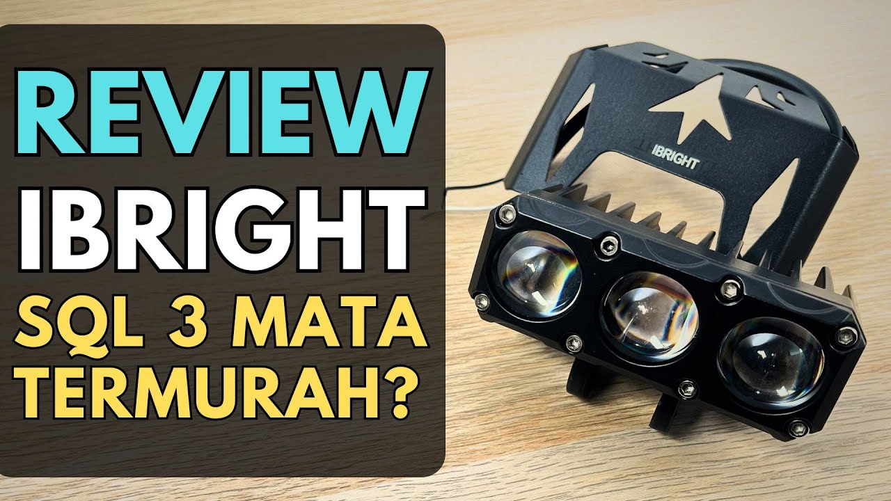 Review Test Mini Laser IBRIGHT SQL 3 MATA - Lampu Mini Laser Harga Terjangkau