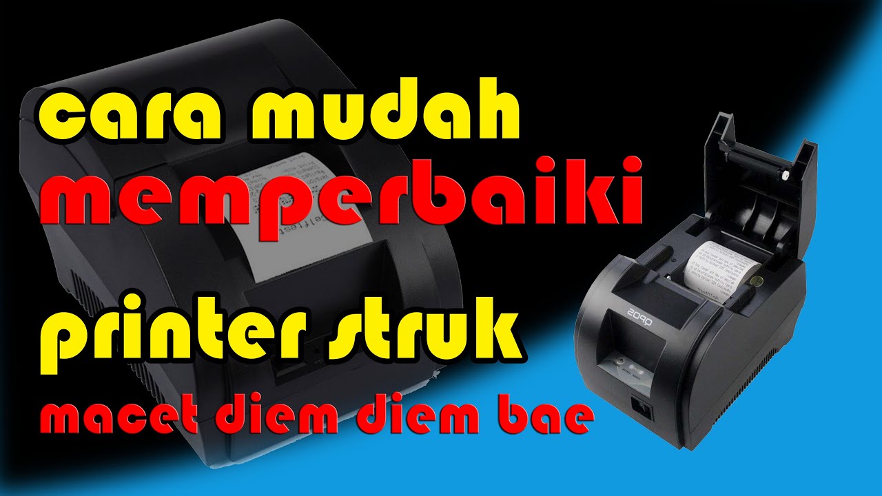 CARA BONGKAR PRINTER QPOS TDK NARIK KERTAS