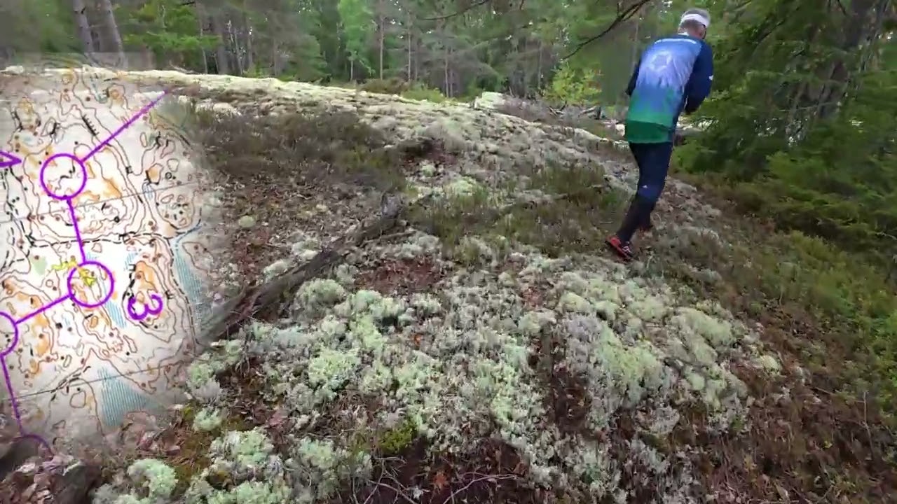 Headcam Orienteering || Breviksdubbeln, medel H55