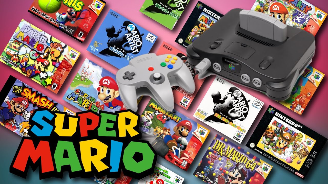 Todos los juegos de Mario para Nintendo 64