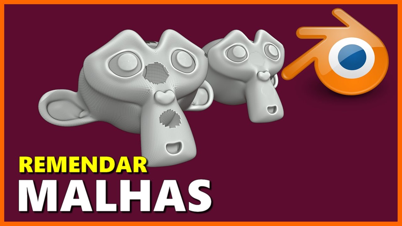 REMENDAR MALHAS RAPIDAMENTE NO BLENDER 3D