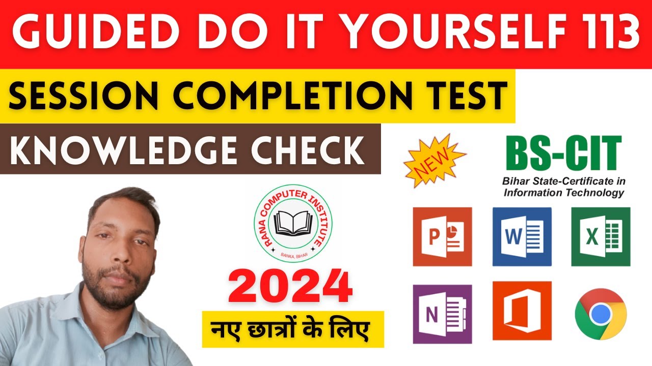 GUIDED DO-IT-YOURSELF SESSION 113 | BS-CIT SESSION 57 [HINDI]