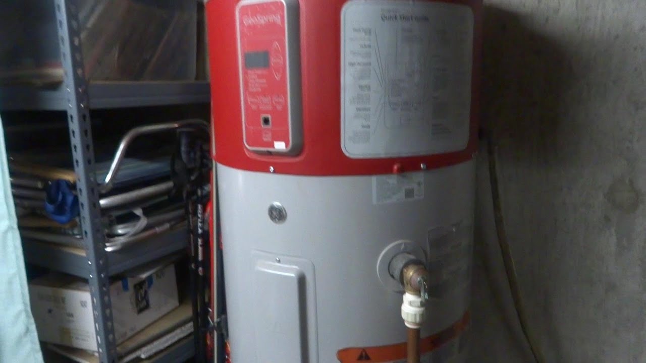 Hybrid water heater leaking out T&P valve