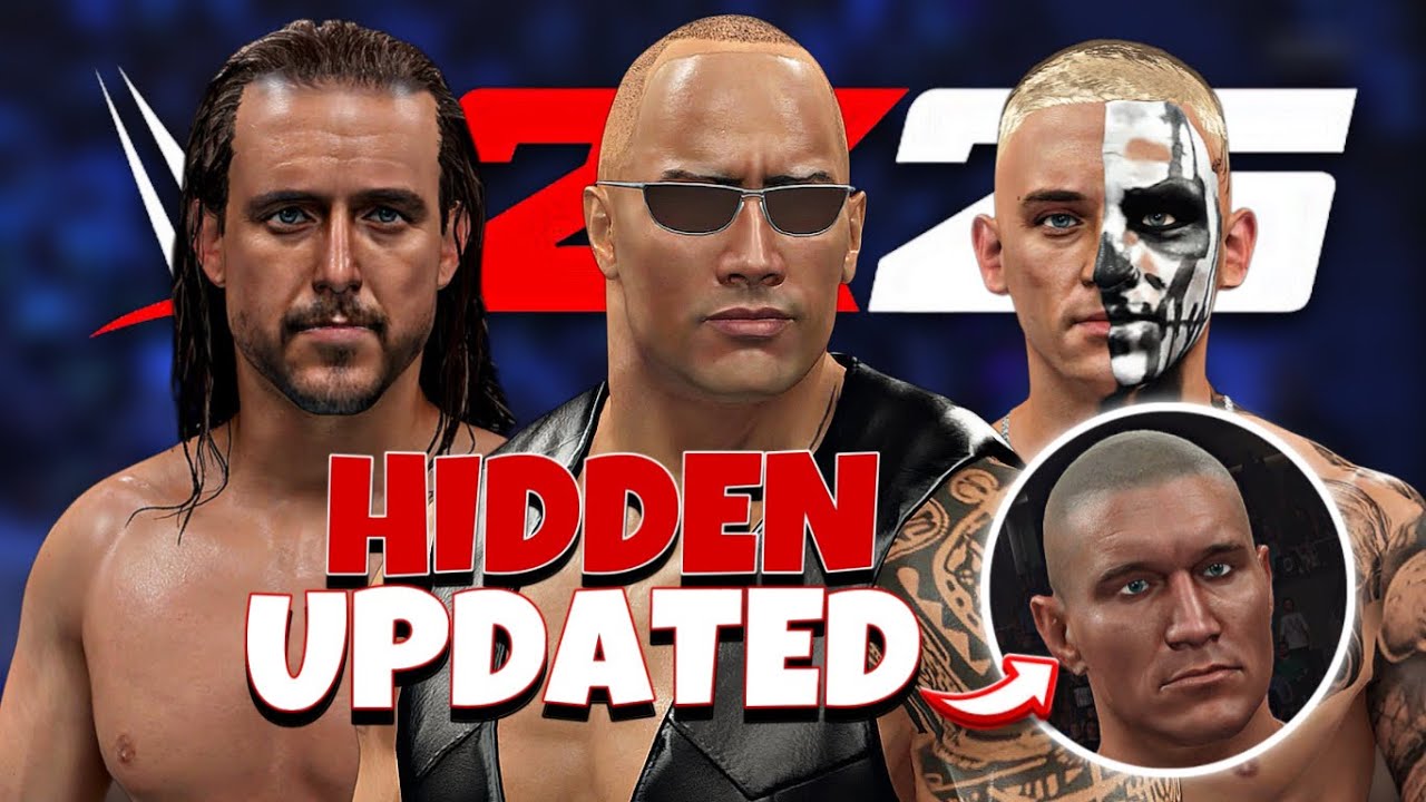 WWE 2K25: НОВЫЕ ОБНОВЛЕННЫЕ и РЕТРО-МОДЕЛИ! + РЕАЛИСТИЧНЫЕ КАКИ! (ДОБАВЛЕН СКРЫТЫЙ КОНТЕНТ)