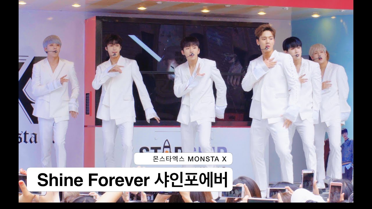 몬스타엑스 MONSTA X[4K 직캠]Shine Forever 샤인포에버@170701 Rock Music