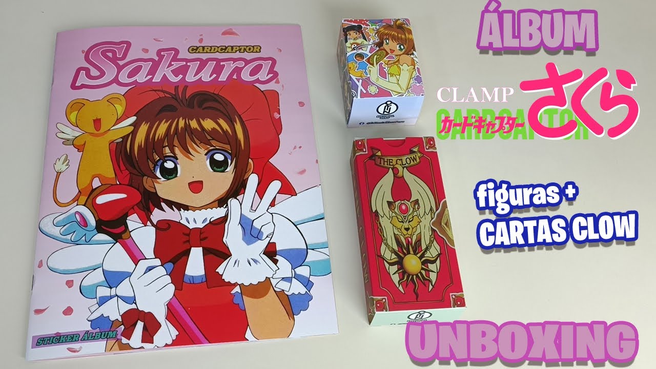 Álbum Sakura CardCaptor de Editorial Zero: Unboxing Colección Alternativa con 52 Cartas Clow