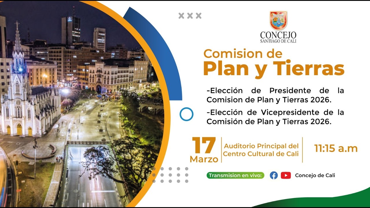 Comisión de plan y tierras, Martes 17 de Marzo 2026