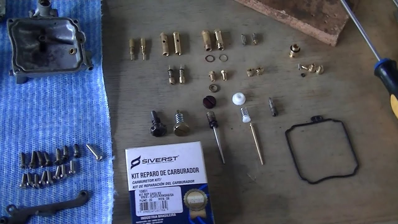 XV 250 Virago - Kit reparo carburador Siverst